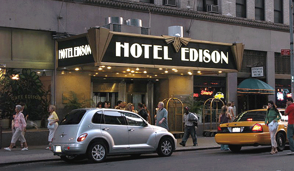 Hotel Edison ser ut som et Teater